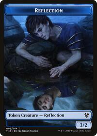 Reflection // Satyr Double-Sided Token, Theros Beyond Death