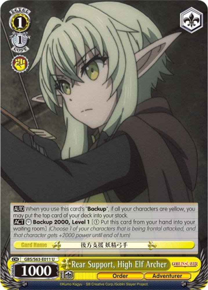 Rear Support, High Elf Archer, Standard, front