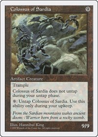 Colossus of Sardia, Fifth Edition