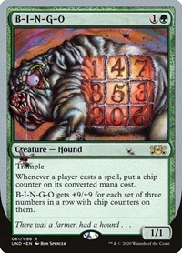 B-I-N-G-O, Unsanctioned