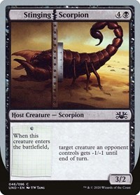 Stinging Scorpion, Unsanctioned
