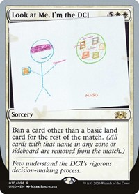 Look at Me, I'm the DCI, Unsanctioned