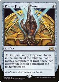 Pointy Finger of Doom, Unsanctioned