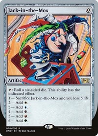 Jack-in-the-Mox, Unsanctioned