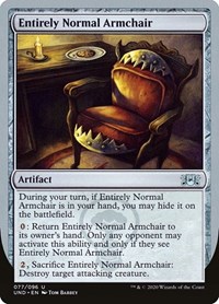 Entirely Normal Armchair, Unsanctioned