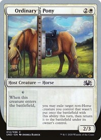 Ordinary Pony, Unsanctioned