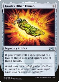 Krark's Other Thumb, Unsanctioned