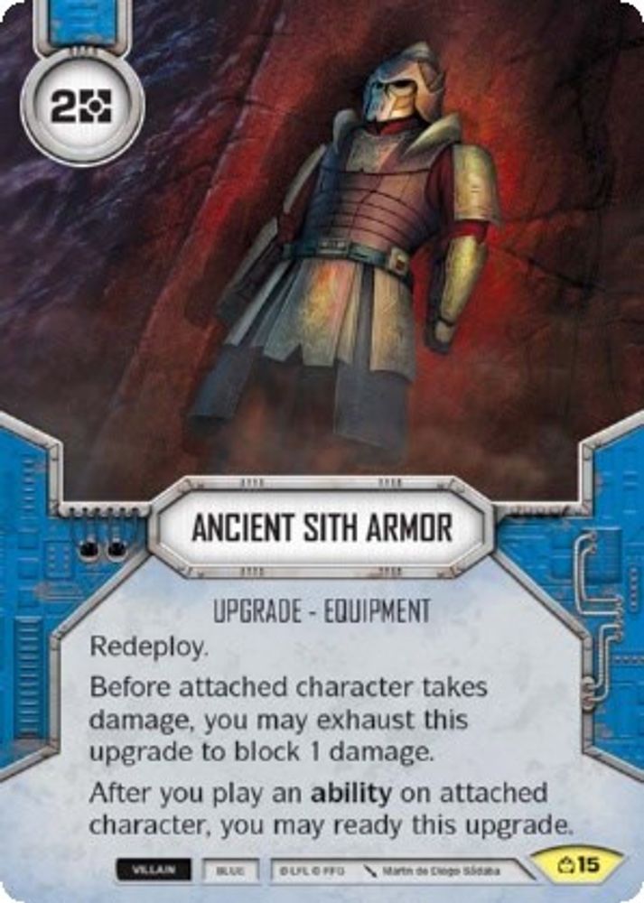 Ancient Sith Armor, Standard, front