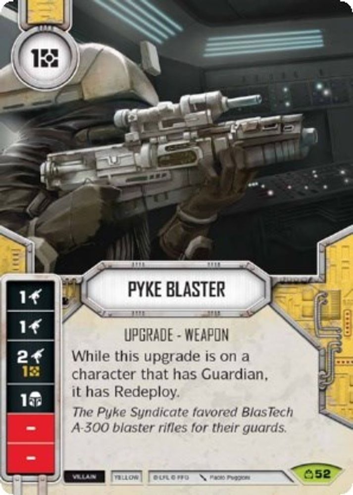 Pyke Blaster, Standard, front