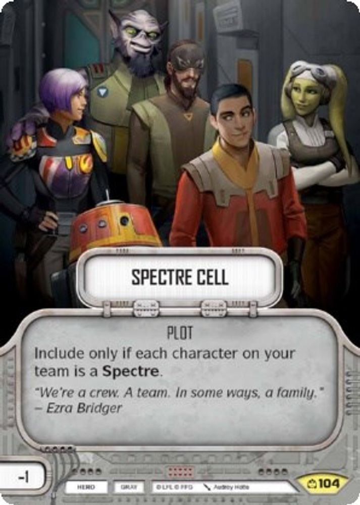 Spectre Cell, Standard, front