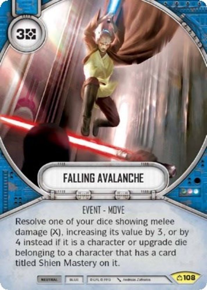 Falling Avalanche, Standard, front