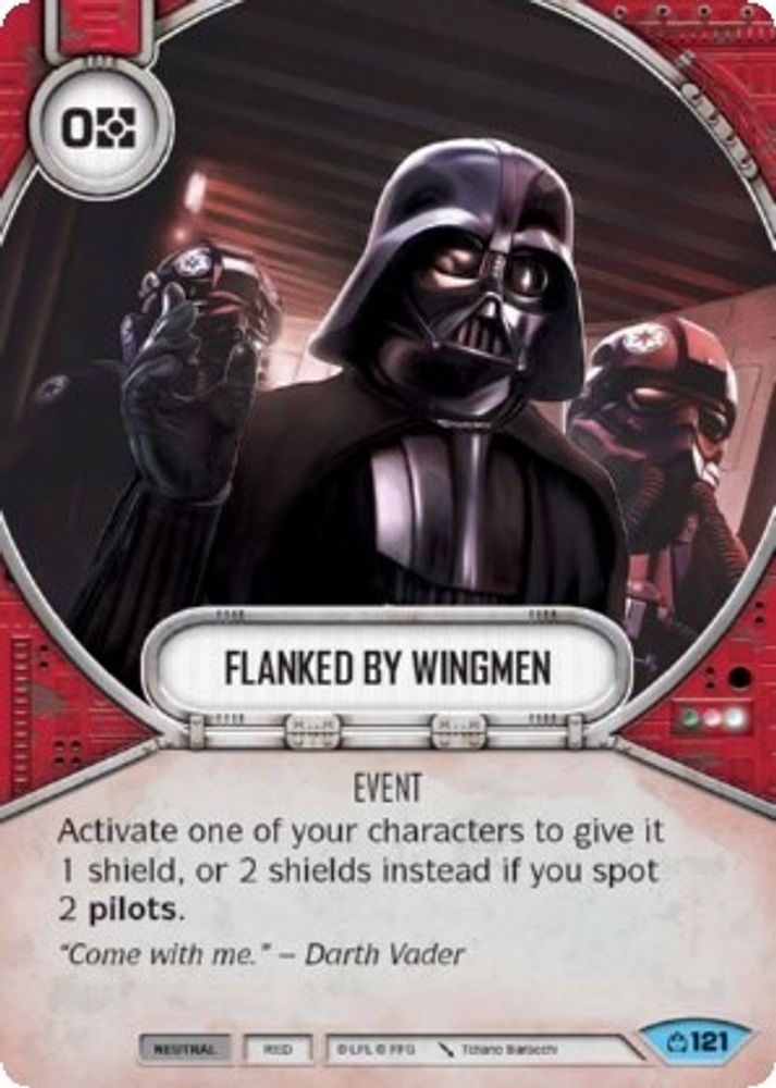 Flanked by Wingmen, Standard, front