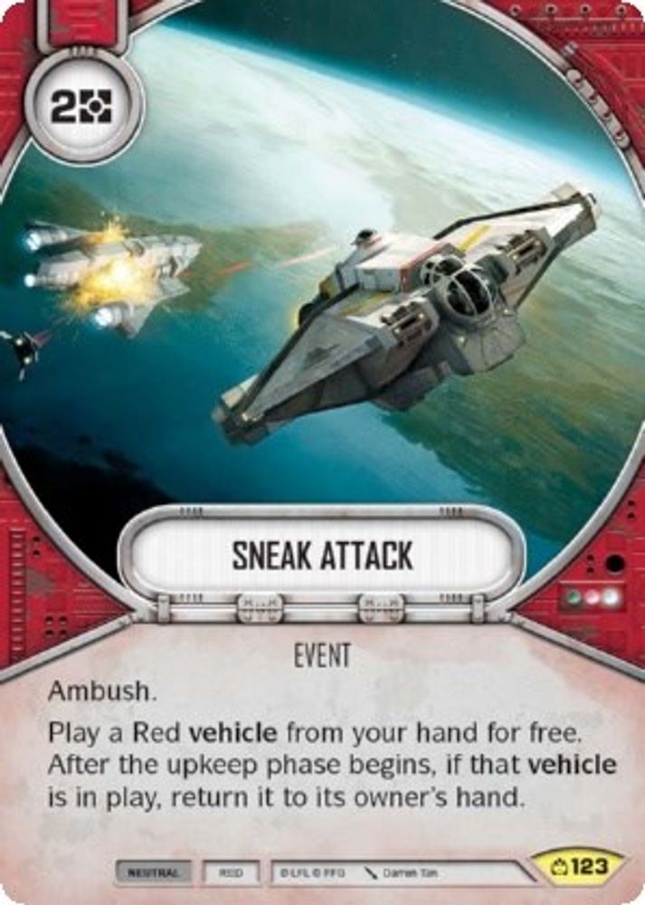 Sneak Attack, Standard, front