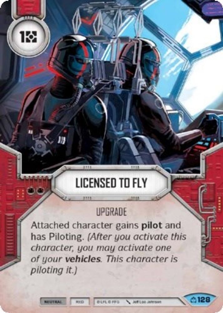 Licensed to Fly, Standard, front