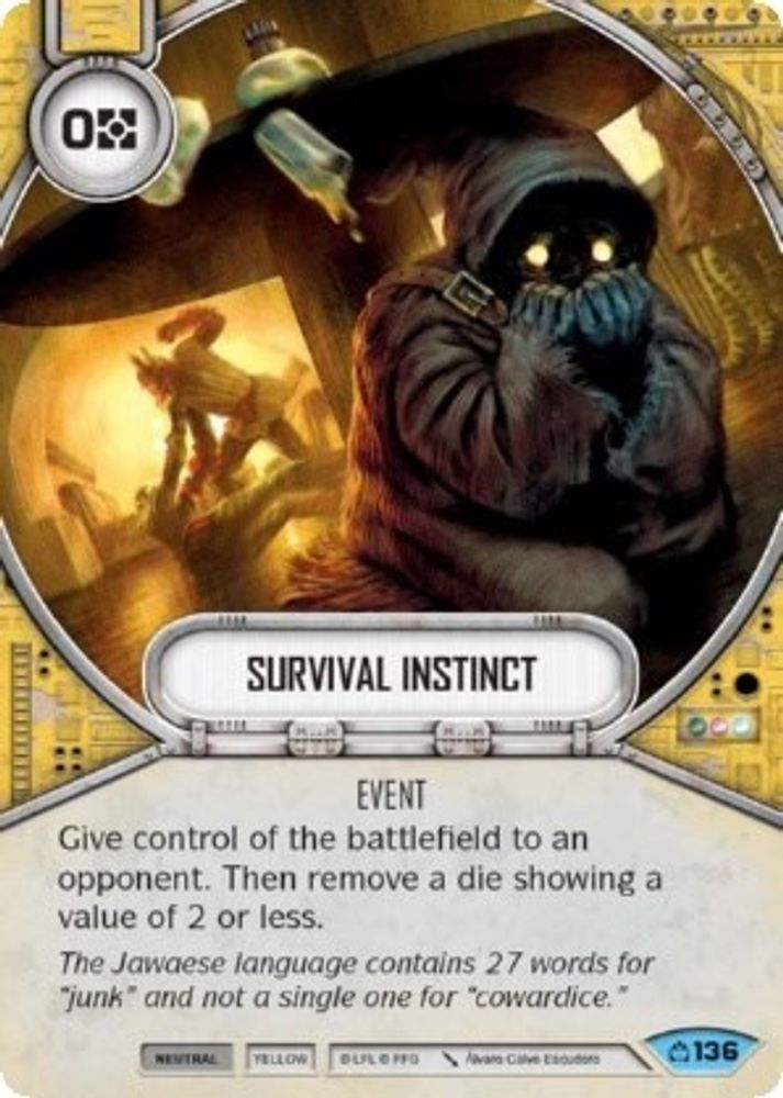 Survival Instinct, Standard, front