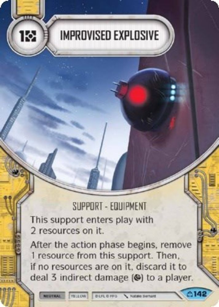 Improvised Explosive, Standard, front