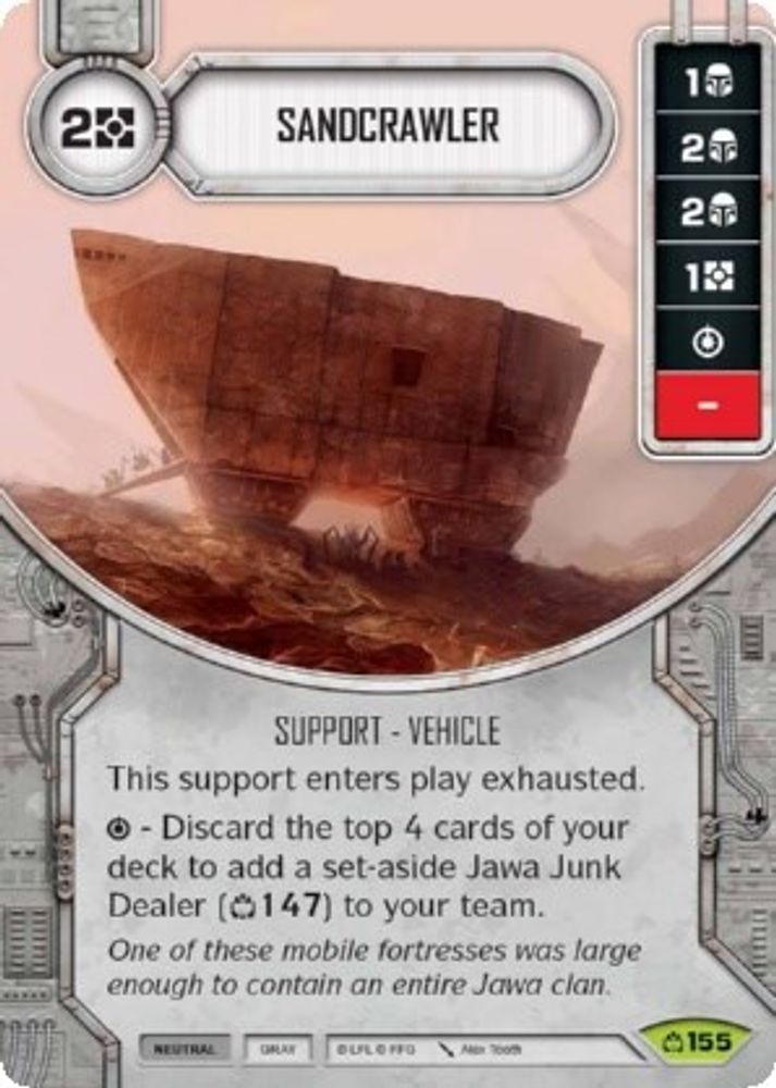 Sandcrawler (Card Only), Standard, front