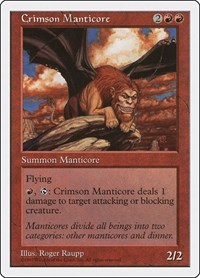 Crimson Manticore, Fifth Edition