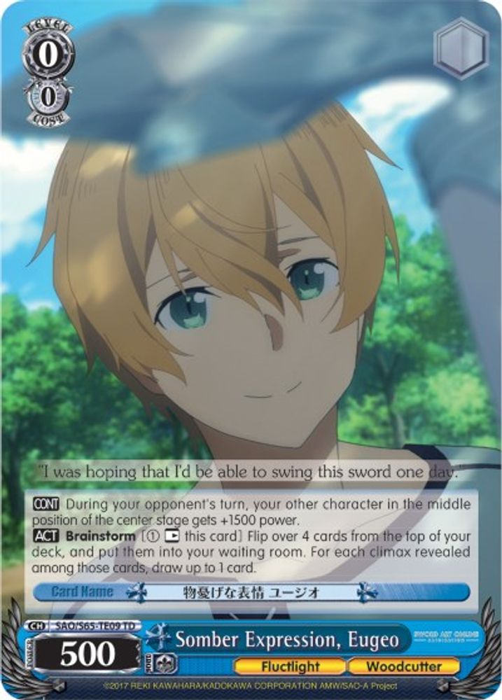 Somber Expression, Eugeo, Standard, front