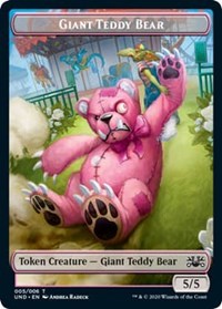 Giant Teddy Bear // Acorn Stash Double-sided Token, Unsanctioned