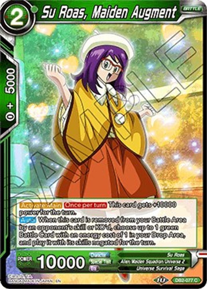 Su Roas, Maiden Augment, Standard, front