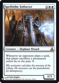 Spelltithe Enforcer, The List Reprints