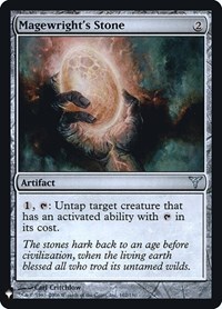 Magewright's Stone, The List Reprints