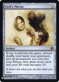 Lich's Mirror, The List Reprints