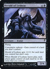 Herald of Leshrac, The List Reprints