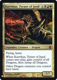 Karrthus, Tyrant of Jund, The List Reprints