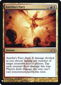 Aurelia's Fury, The List Reprints