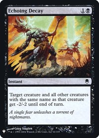 Echoing Decay, The List Reprints