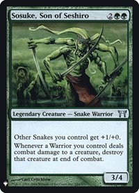 Sosuke, Son of Seshiro, The List Reprints