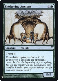 Sheltering Ancient, The List Reprints
