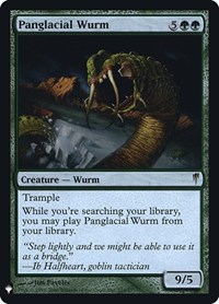Panglacial Wurm, The List Reprints