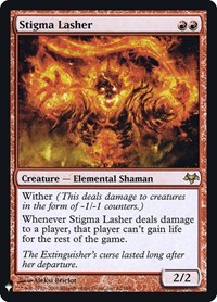 Stigma Lasher, The List Reprints