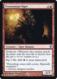 Treasonous Ogre, The List Reprints