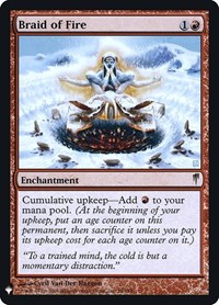 Braid of Fire, The List Reprints