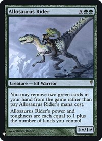 Allosaurus Rider, The List Reprints