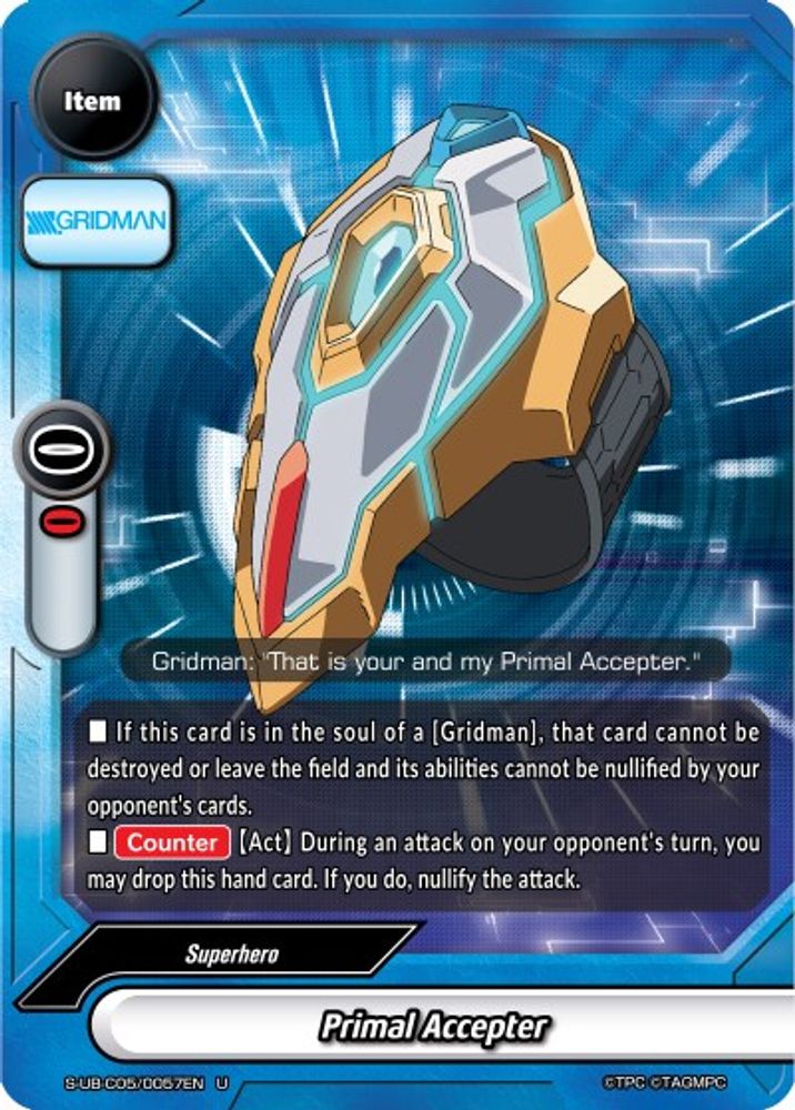 Primal Accepter, Standard, front
