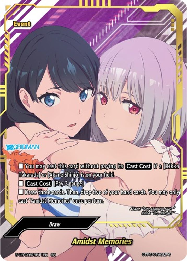 Amidst Memories (SR), Standard, front