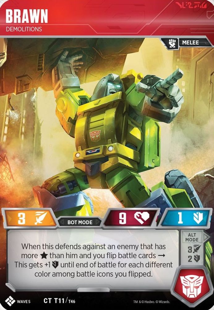 Brawn - Demolitions, Foil, front