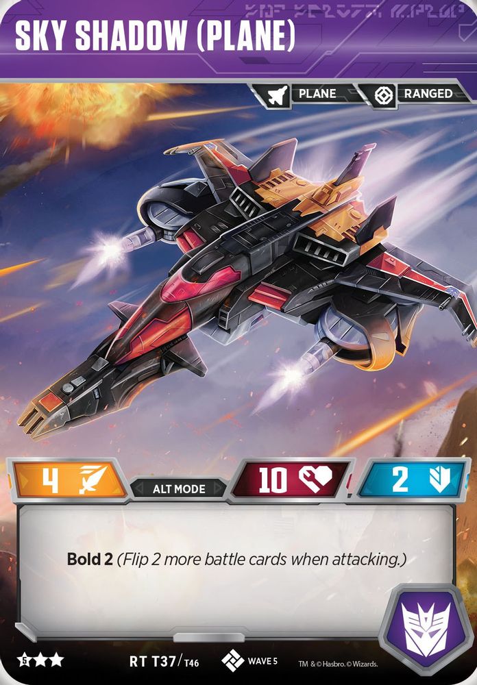 Sky Shadow (Plane), Foil, front