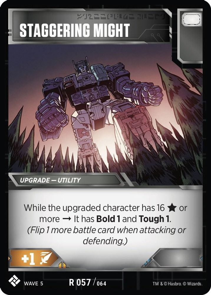 Staggering Might, Standard, front