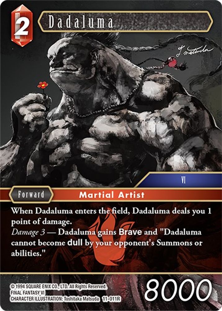 Dadaluma, Standard, front