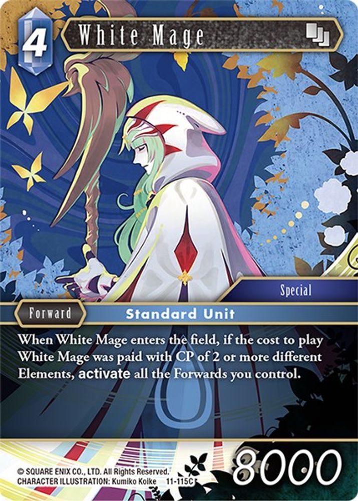 White Mage, Standard, front