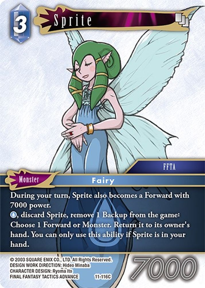 Sprite, Standard, front