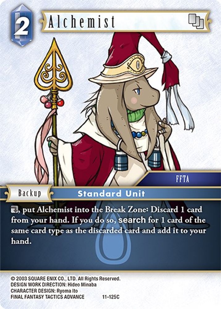 Alchemist, Standard, front
