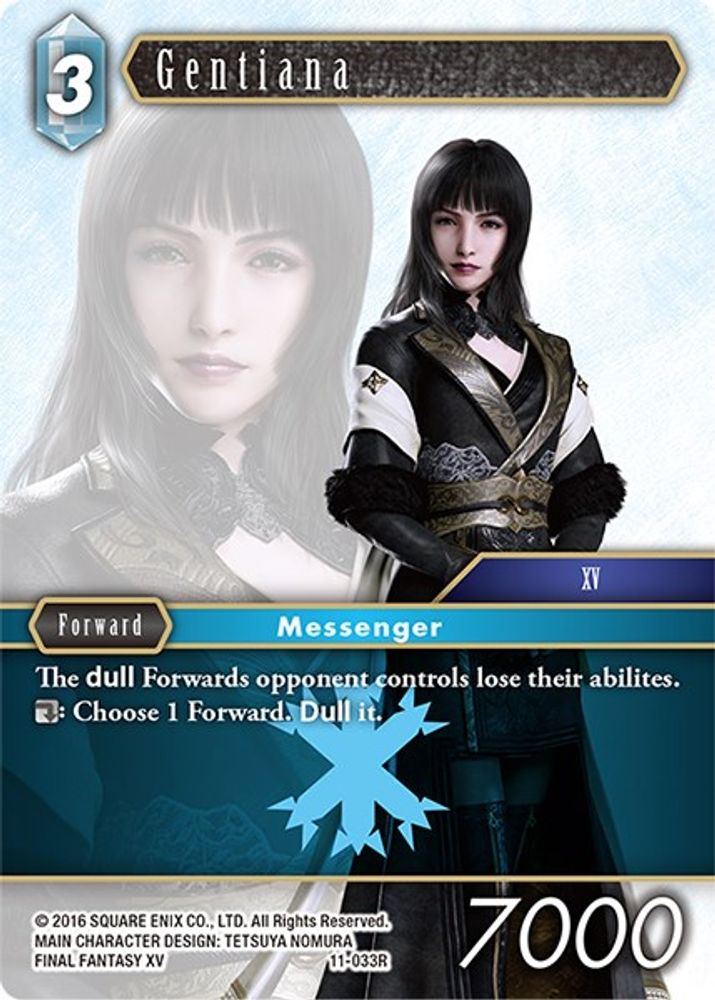 Gentiana, Standard, front