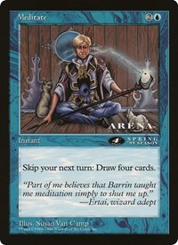 Meditate (4th Place) (Arena League), Oversize Cards